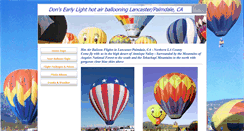 Desktop Screenshot of flydonsearlylight.com